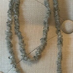 Genuine Prehnite Bead Necklace